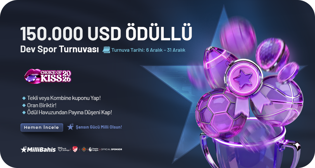 150.000 USD ÖDÜLLÜ DEV SPOR TURNUVASI!