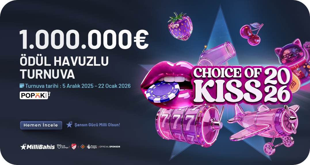 1.000.000€ ÖDÜLLÜ SLOT TURNUVASI